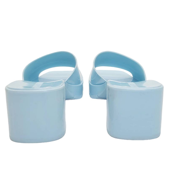 Steve Madden Platform Heels Chunky Sandals Jelly Square Toe Women's 7M - Picture 3 of 9